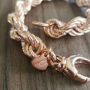 Bronze milor italy rope chain bracelet